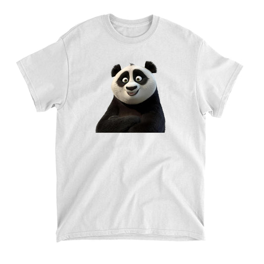 Main product image for Cute Smiling Panda T-Shirt, Adorable Graphic Tee, Soft Cotton Top, Fun Animal Print, Unisex Fashion Wear, Perfect Gift Idea