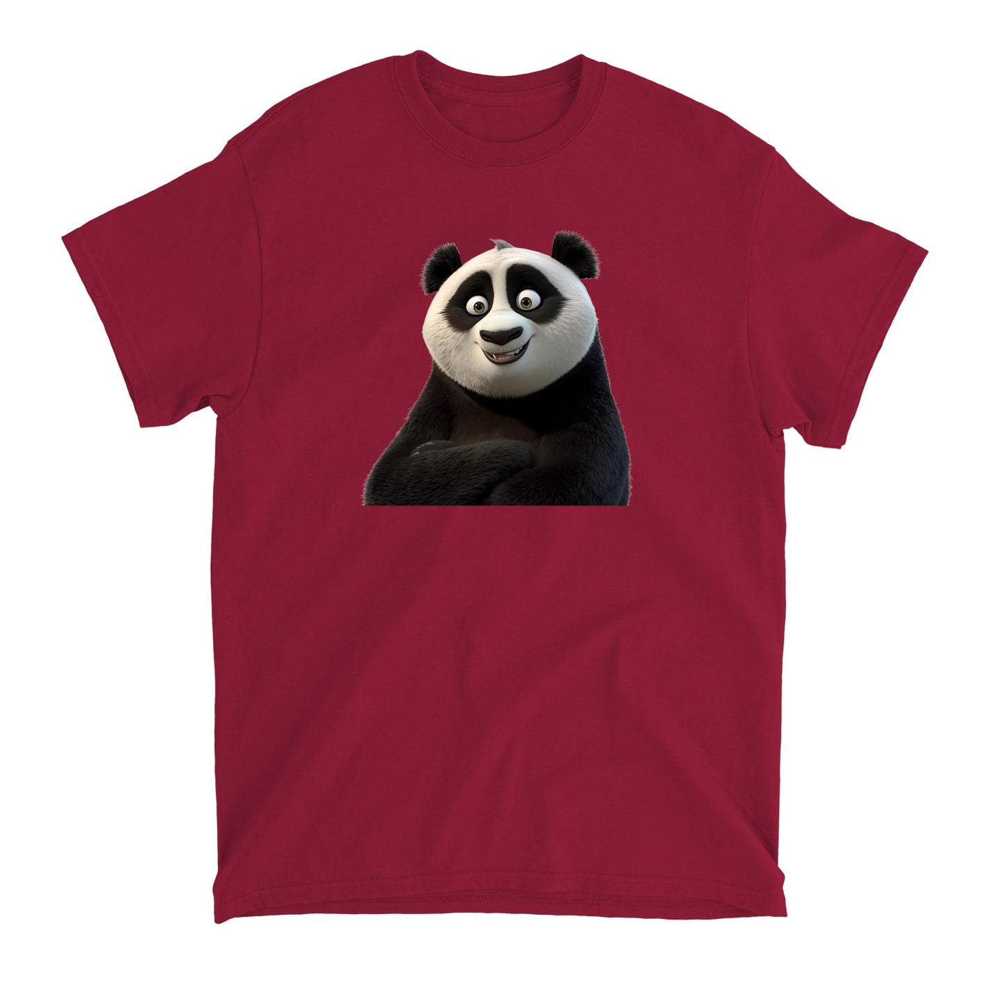 Cute Smiling Panda T-Shirt, Adorable Graphic Tee, Soft Cotton Top, Fun Animal Print, Unisex Fashion Wear, Perfect Gift Idea