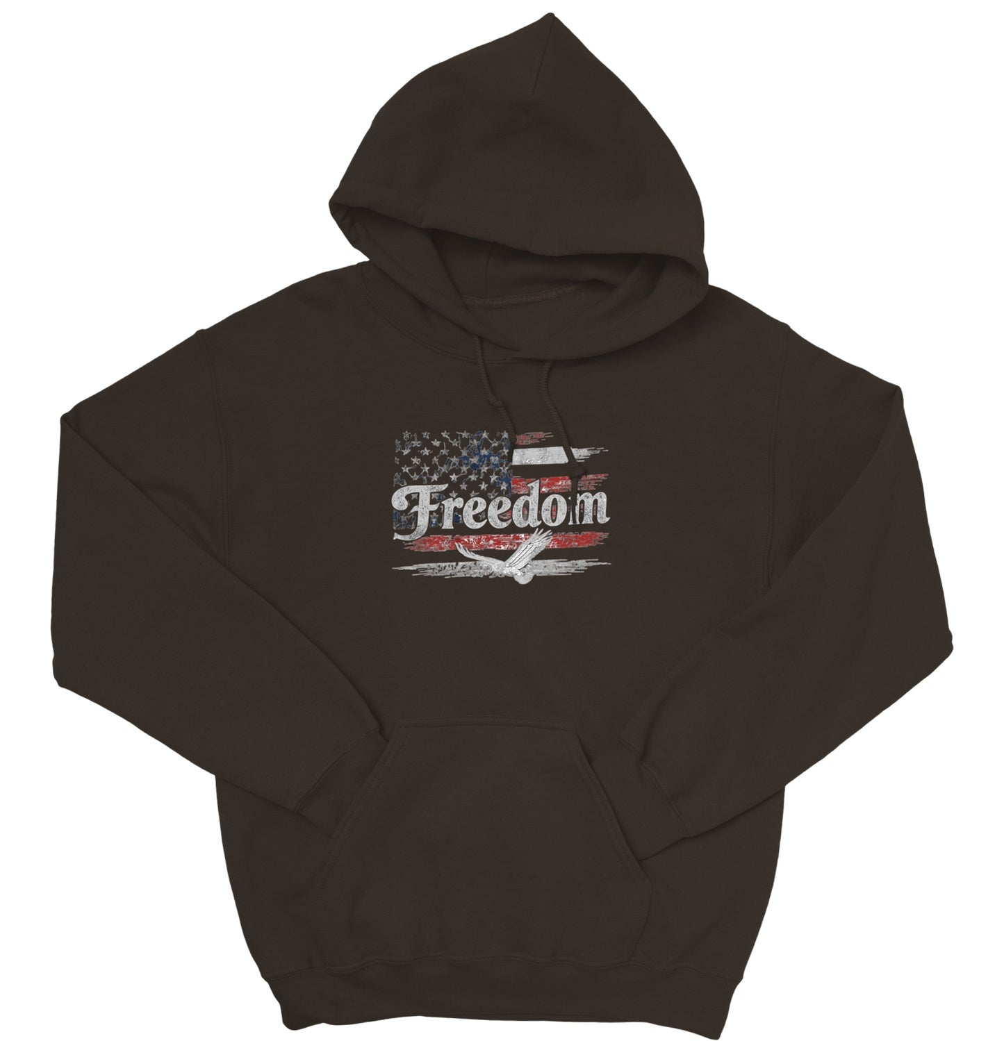 Freedom Flag Hoodie, Patriotic Sweatshirt, American Flag, USA Apparel, Cozy Red White Blue, Autumn Wear