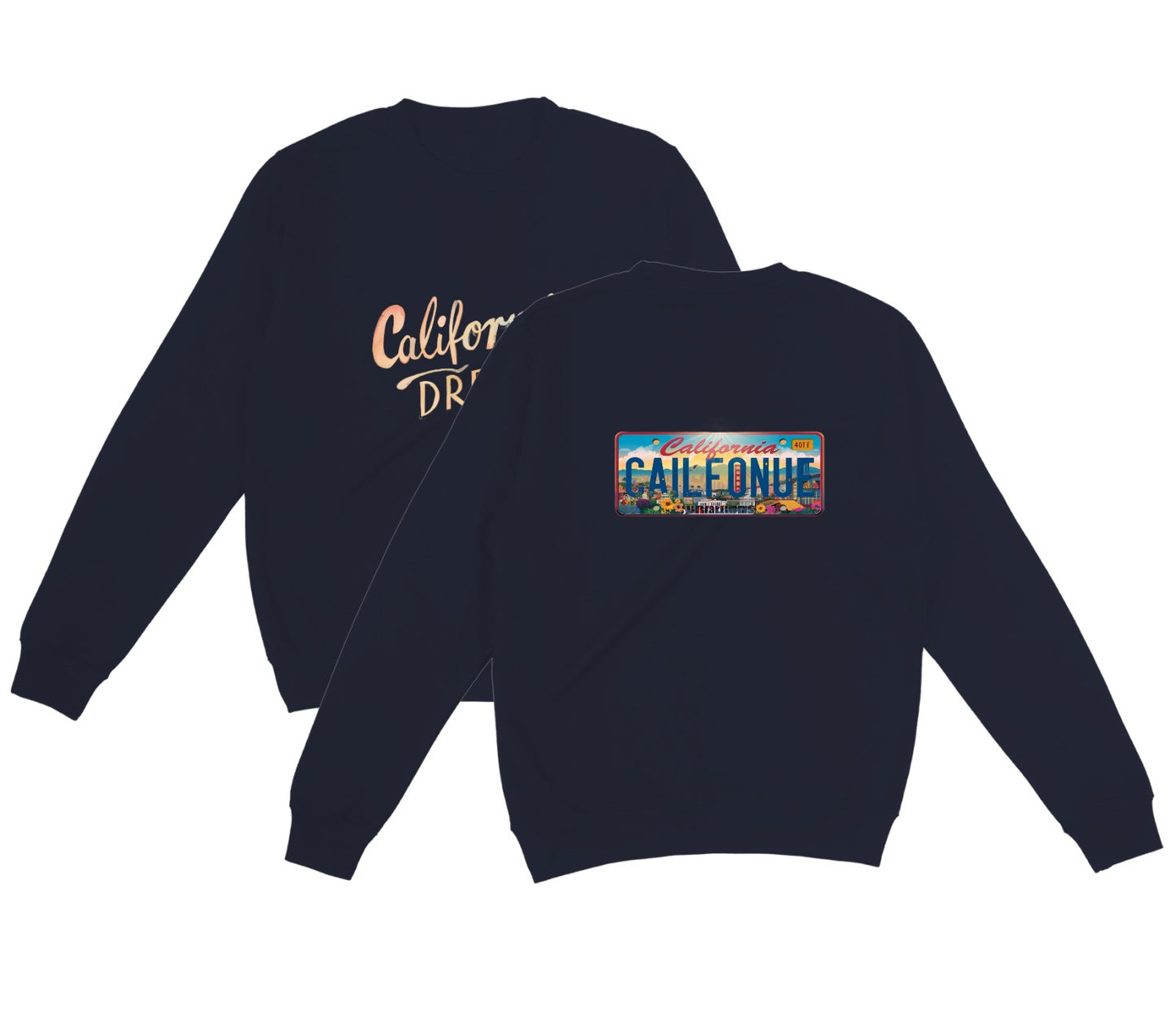 California Dream Hoodie, California Registration Plate Design, Cozy Unisex Sweatshirt, Perfect Gift for California Lovers