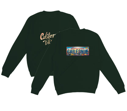 California Dream Hoodie, California Registration Plate Design, Cozy Unisex Sweatshirt, Perfect Gift for California Lovers