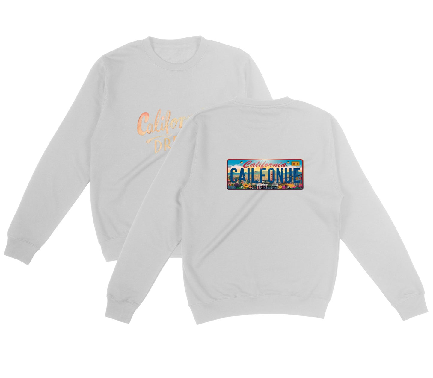 Main product image for California Dream Hoodie, California Registration Plate Design, Cozy Unisex Sweatshirt, Perfect Gift for California Lovers