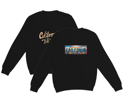 California Dream Hoodie, California Registration Plate Design, Cozy Unisex Sweatshirt, Perfect Gift for California Lovers
